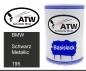 Preview: BMW, Schwarz Metallic, 195: 500ml Lackdose, von ATW Autoteile West.